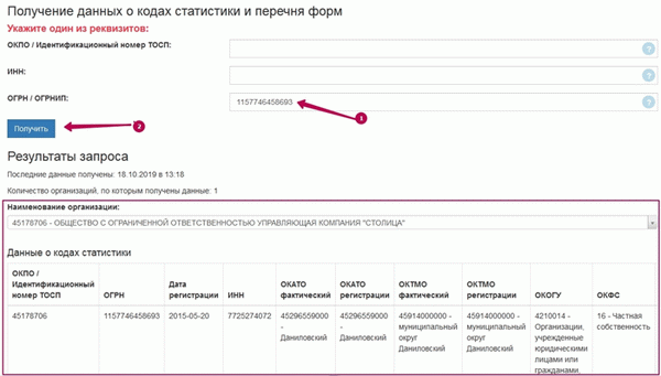 Электронные налоговые коды